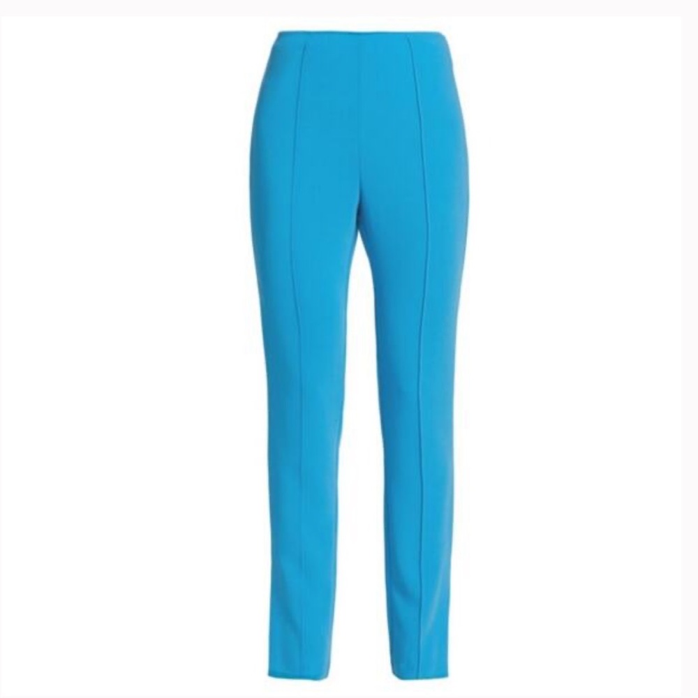 cinq a sept Bright Blue Ankle-Length Straight Pants - Picture 8 of 8
